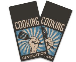 "Cooking Revolution" Cornhole Wrap